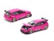 ͽ PRE008 POP RACE 1/64 ۥ ѥǥ ӥå åȥХˡ Honda Pandem Civic EG6 Rocket Bunny Modified Open-Hood Visible Engine Pink