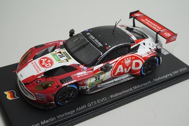 1/43 ���ѡ��� SG963 �����ȥ�ޡ��ƥ��� ������ơ��� AMR GT3 Evo �˥��֥륯��� 24H 2024 #36