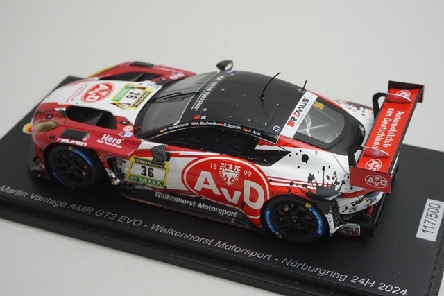 1/43 ���ѡ��� SG963 �����ȥ�ޡ��ƥ��� ������ơ��� AMR GT3 Evo �˥��֥륯��� 24H 2024 #36