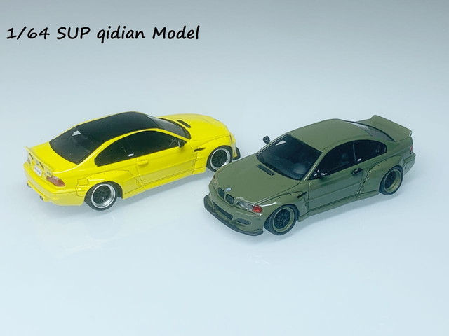 予約 SUP qidian Model 1/64 BMW E46 M3 CSL 3 シリーズ Coupe 改造