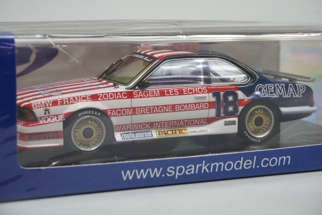 新品 SF257 スパーク 1/43 BMW BMW 635 CSi #18 Championnat de