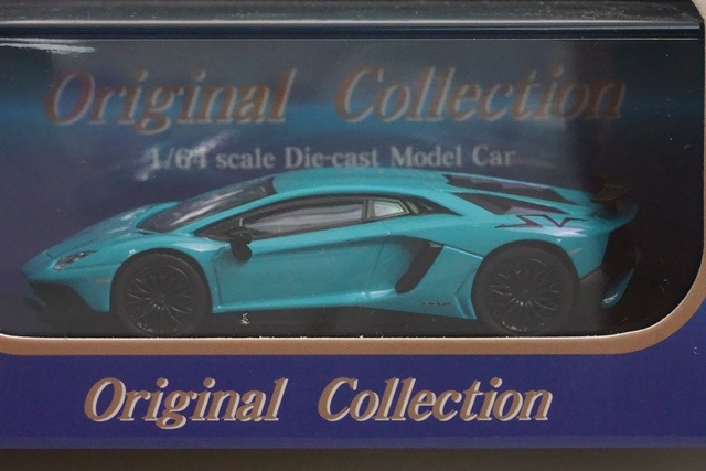 新品 KS07065B1 京商 1/64 ランボルギーニ アヴェンタドール SV ブルー