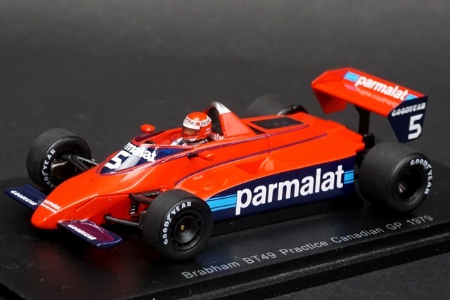 1/43 スパーク S4346 ブラバム BT49 Practice カナダGP N.ラウダ 1979