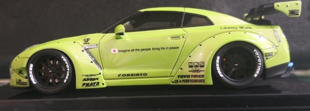 ����17B03-68 onemodel 1/43 ���� LB Work R35 GT Wing  ���åץ륰�꡼��