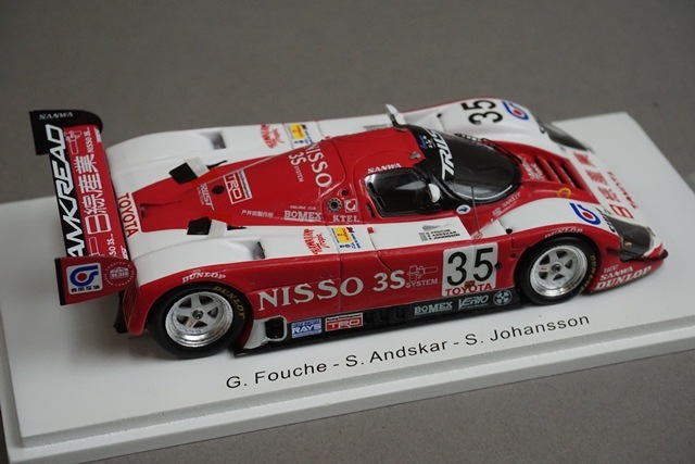 1/43 スパーク S2368 トヨタ 92C-V ルマン 5th 1992 #35, Boost Gear
