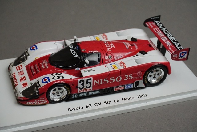 1/43 スパーク S2368 トヨタ 92C-V ルマン 5th 1992 #35, Boost Gear