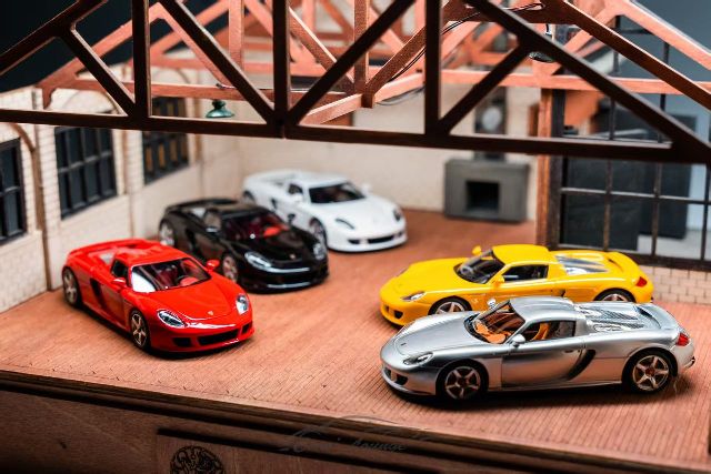 新品 Cars' Lounge 1/64 カレラ Carrera GT GT Silver, Boost Gear