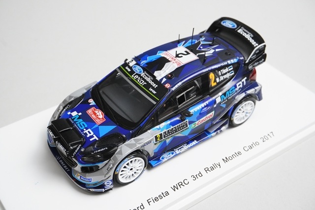 1/43 スパーク S5161 フォード フィエスタ WRC モンテカルロラリー 3rd