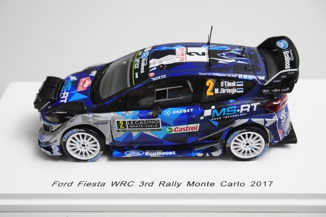 1/43 スパーク S5161 フォード フィエスタ WRC モンテカルロラリー 3rd