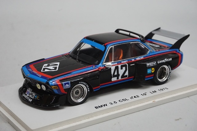 1/43 スパーク S1568 BMW 3.5 CSL LM 1976 10th #42, Boost Gear