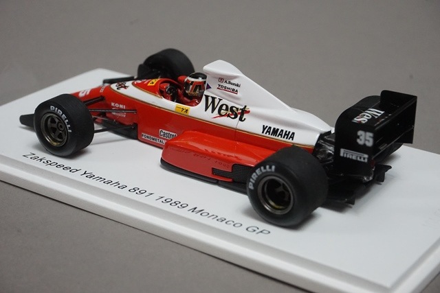 1/43 スパーク ROMU044 ロム特注 ザクスピード ヤマハ 891 モナコGP