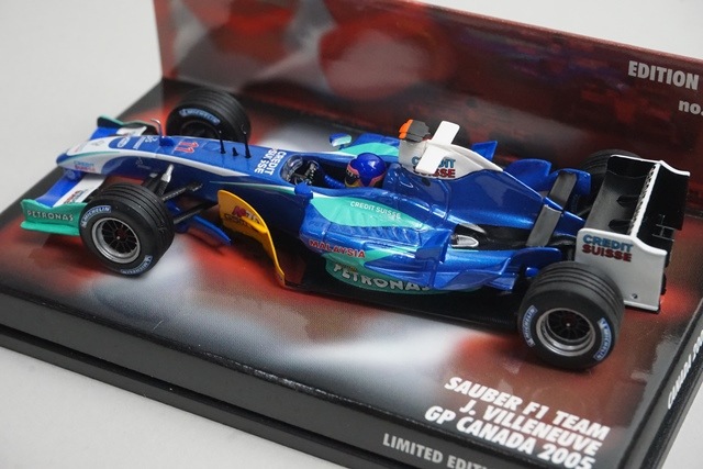 ★未開封★ミニチャンプス F1 1/43  ザウバーペトロナスC Yahoo!オークション -「ザウバーペトロナス」(ミニカー) の落札