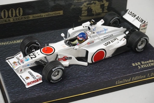 1/43 ミニチャンプス 409000022 鈴鹿サーキット特注 BAR ホンダ 02 #22