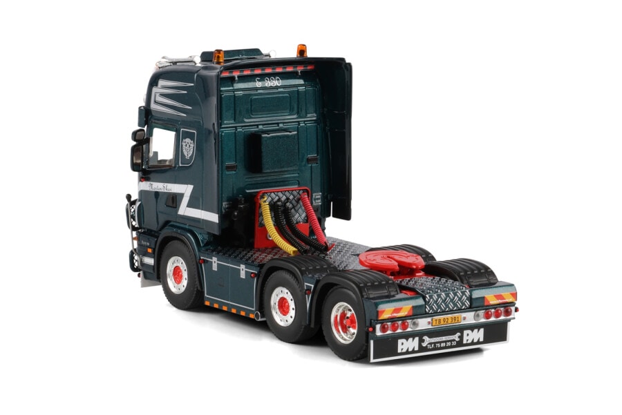 予約 01-4655 WSI 1/50 Morten Skov SCANIA 4 SERIES TOPLINE 6X2 TWIN
