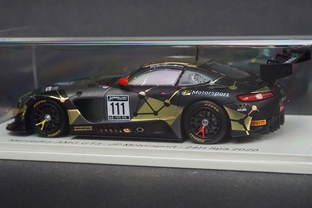 1/43 スパーク SB408 メルセデス AMG GT3 JP Motorsport SPA24h 2020
