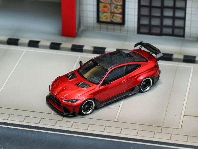 新品 SW Street Weapon 1/64 BMW G82 M4 GTR Wide-body Modified 改造