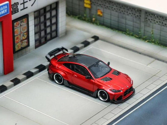 新品 SW Street Weapon 1/64 BMW G82 M4 GTR Wide-body Modified 改造