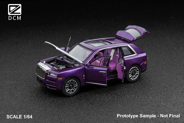 ロールスロイス カリナン フル開閉 1/64 ミニカー CULLINAN DCM 予約 DCM 1/64 ロールス ロイス カリナン Rolls Royce Cullinan