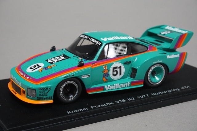 1/43 スパーク KBS051 クレマー ポルシェ 935 K2 1977 ニュルブルク