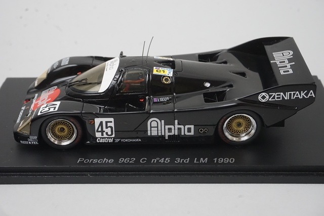 スパーク 1/43 ポルシェ 962C 1993 ル・マン24時間 7位 1/43 スパーク S0958 ポルシェ 962C ルマン 3th 1990 #45, Boost Gear