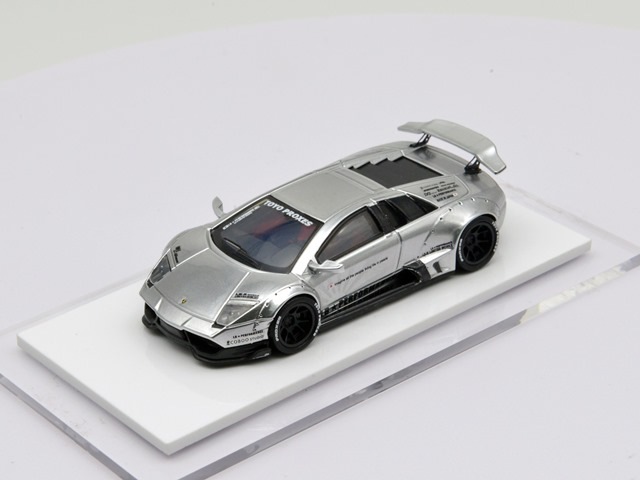  LB670-012 LBPERFORMANCE 1/64 LIBERTY WALK LB Works Murcielago LP670 Metal Silver