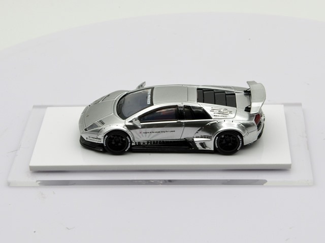  LB670-012 LBPERFORMANCE 1/64 LIBERTY WALK LB Works Murcielago LP670 Metal Silver