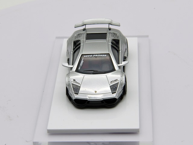  LB670-012 LBPERFORMANCE 1/64 LIBERTY WALK LB Works Murcielago LP670 Metal Silver