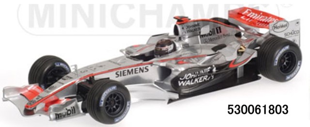 未開封　美品　限定　ミニチャンプス1/18 マクラーレン2006キミ.ライコネン ミニチャンプス 1/18 2006年 MP4-21 キミ・ライコネン ＃3