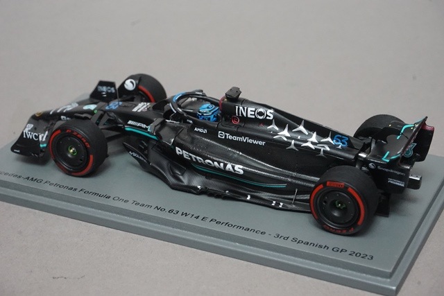 1/43 ���ѡ��� S8912 ��륻�ǥ�AMG �ڥȥ��ʥ� F1������ W14 E�ѥե����ޥ� ���ڥ���GP 3rd 2023 #63 G.��å���
