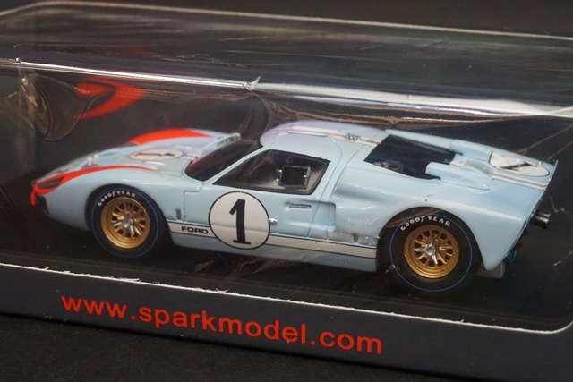 1/43 スパーク S4075 フォード GT40 Mk2 2位 ルマン24h 1966#1