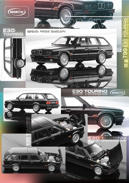 ����  Mortal 1/64 BMW E30 Crock �ܥ�ͥåȳ��� A1/ Pearl Black