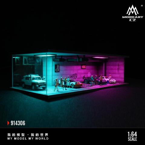 1/64 ガレージ　地下駐車場　moreart ホットウィール　minigt 1/64 ガレージ 地下駐車場 moreart ホットウィール minigt