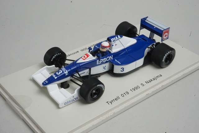 1/43 スパーク FS03 ティレル 019 auto sport 50周年 特注 中嶋悟 1990