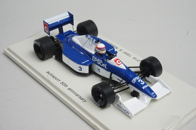 1/43 スパーク FS03 ティレル 019 auto sport 50周年 特注 中嶋悟 1990