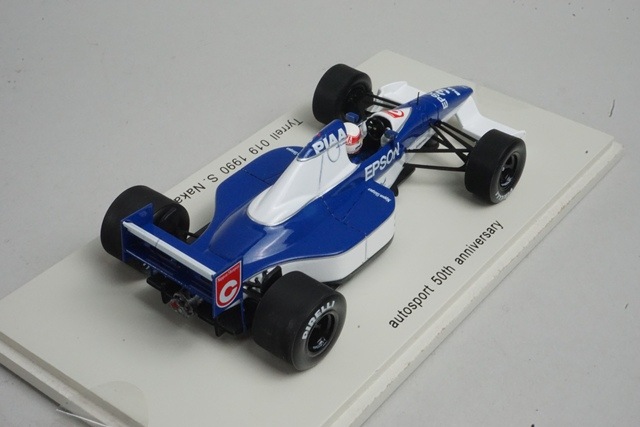 1/43 スパーク FS03 ティレル 019 auto sport 50周年 特注 中嶋悟 1990