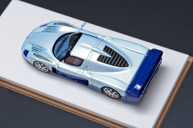 予約 YM model 1/64 マセラティ Maserati MC12 Stradale Ice Blue