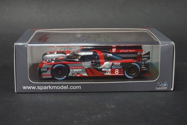 1/43 スパーク S5105 アウディ R18 #8 LMP1 HY 3rd Le Mans 2016 Audi
