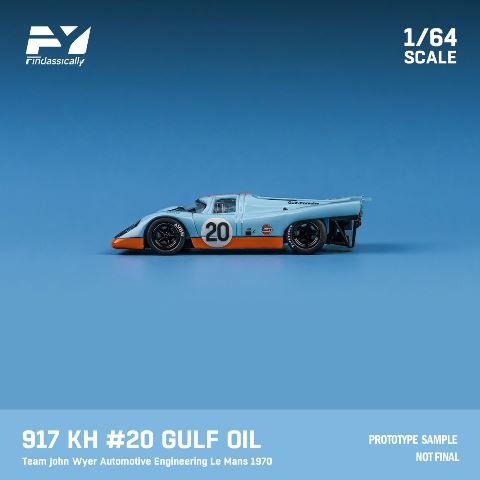 新品 FY64037 Finclassically 1/64 ポルシェ Porsche 917K Gulf #20
