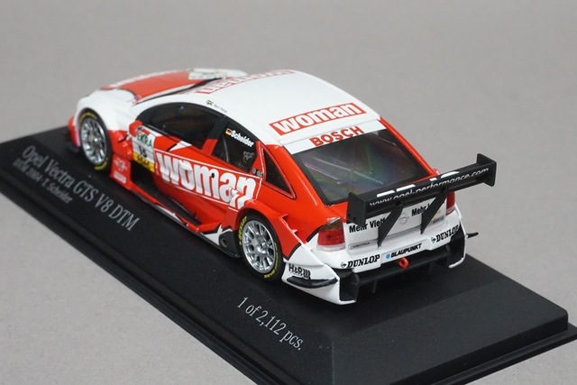1/43 ミニチャンプス 400044415 オペル ベクトラ GTS V8 DTM 2004 #15