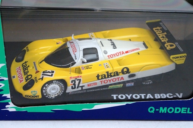 新品QMC-006 Q-MODEL 1/43 トヨタ 89C-V #37 LM 1989 Taka-Q, Boost