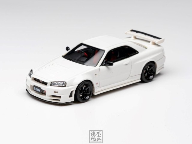 ͽ  Cars' Lounge 1/64  Skyline GT-R R34 NISMO Z-TUNE Pearl White