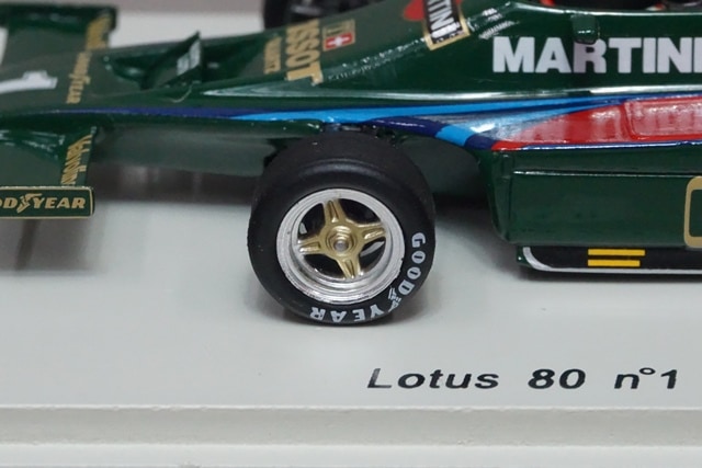 1/43 スパーク ロータス80 スペインGP 1/43 スパーク S4240 ロータス 80 スペインGP 3rd 1979 #1