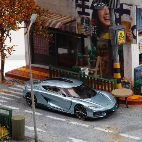 Frontiart 1/64 ケーニグセグ レゲーラ アイスブルー 【楽天市場