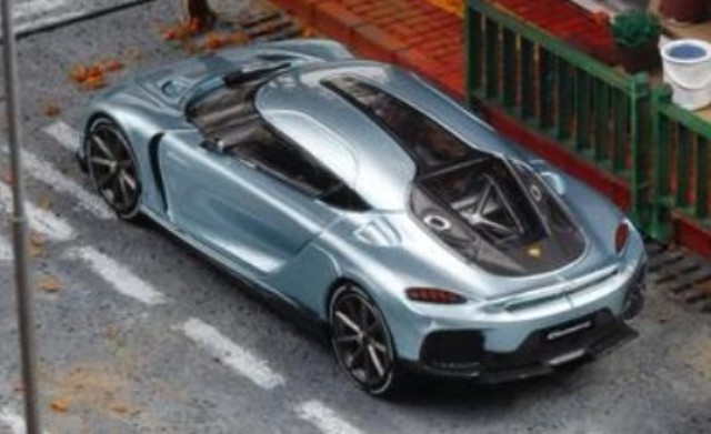 新品 BSC 1/64 ケーニグセグ ジェメラ Koenigsegg gemera Ice Blue