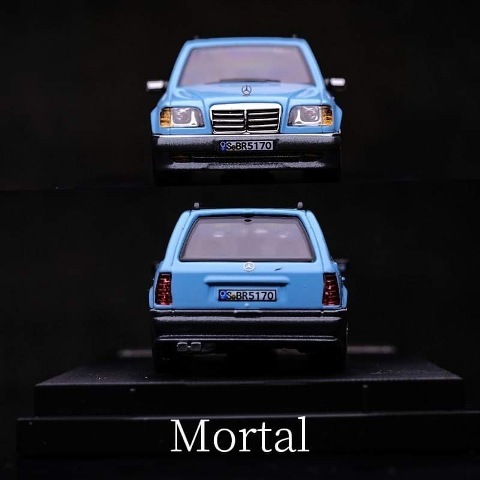   Mortal 1/64 륻ǥ ٥ 若 Marcedes-Benz Wagon version AMG S124 Lake Blue