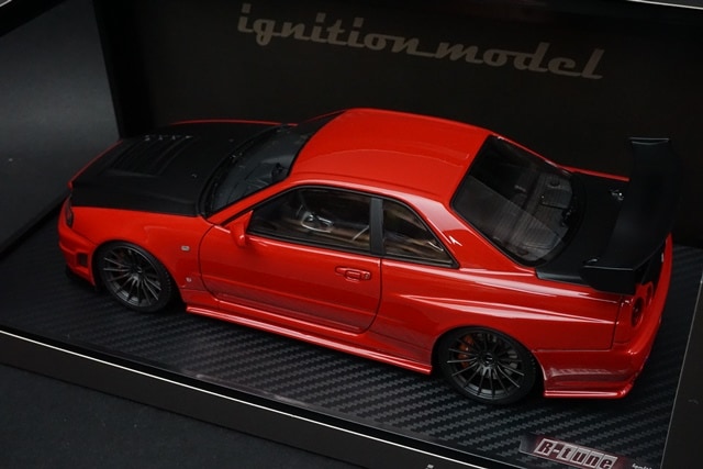 1/18 イグニッションモデル IG1831 ニスモ R34 GT-R Rチューン レッド