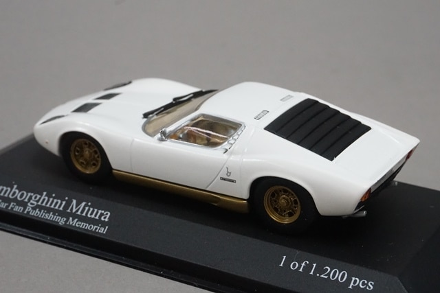 ミニチャンプス　ランボルギーニ　ミウラ　1/43 1/43 ミニチャンプス 433103003 ランボルギーニ ミウラ ホワイト