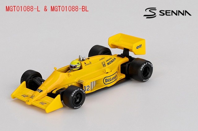 ͽ�� MGT01088-BL TSM MINI-GT 1/64 �������� 99T F1 ��ʥ� Monaco GP 1987 ͥ���� #12 A. ���� ���֥ꥹ��������