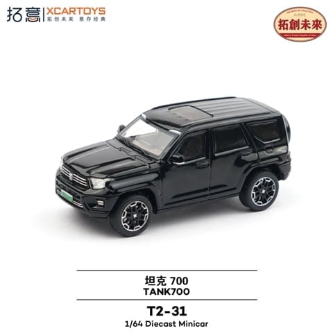 予約 T2-31 拓意 XCARTOYS 1/64 GWM Tank 700 Black GWM （長城