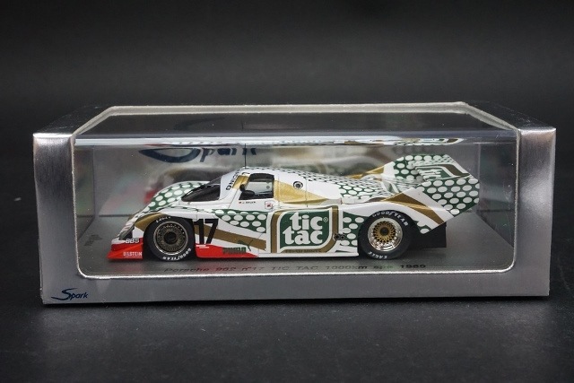 1/43 スパーク NA007 ポルシェ 962 TICTAC スパ 1000KM 1989 A #17